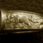 yellow gold endadement ring