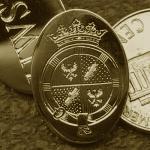 family crest cufflink intaglio