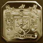 Hand engraving by Alex Pugachevskiy: yellow gold cufflinks