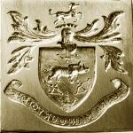 Hand engraving by Alex Pugachevskiy: crest ring