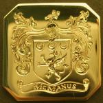 yellow gold cufflinks
