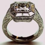 diamond/platinum engagement ring